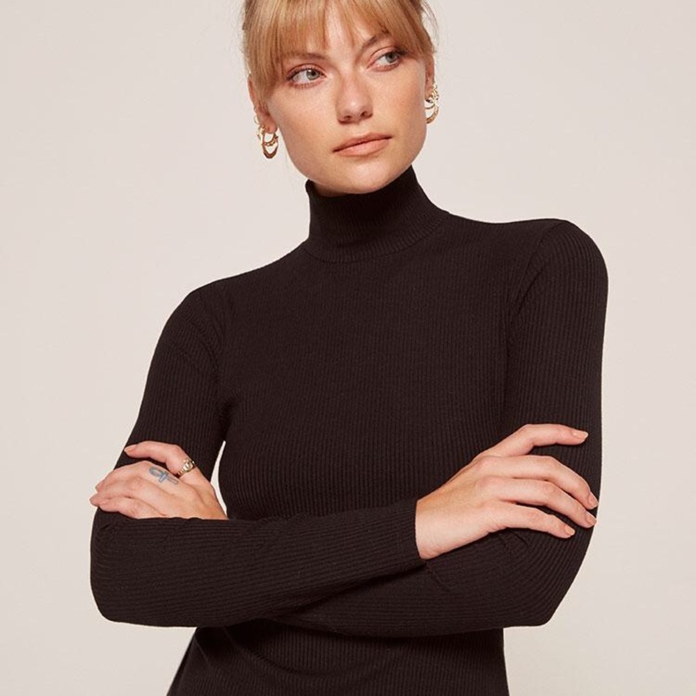 NWOT—Reformation Roberts dress in black
